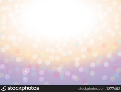 white blur abstract background. bokeh christmas blurred beautiful shiny Christmas lights - Vector illustration
