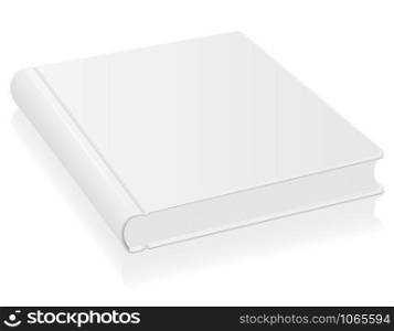 white book vector illustration isolated on background