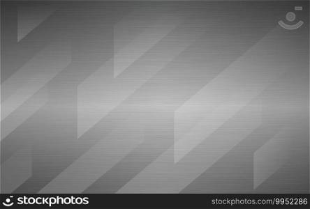 White brush metal abstract geometric background with transparency abstract layer. modern geometric technology. Vector design.