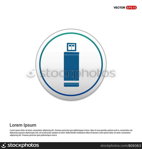 - white circle button