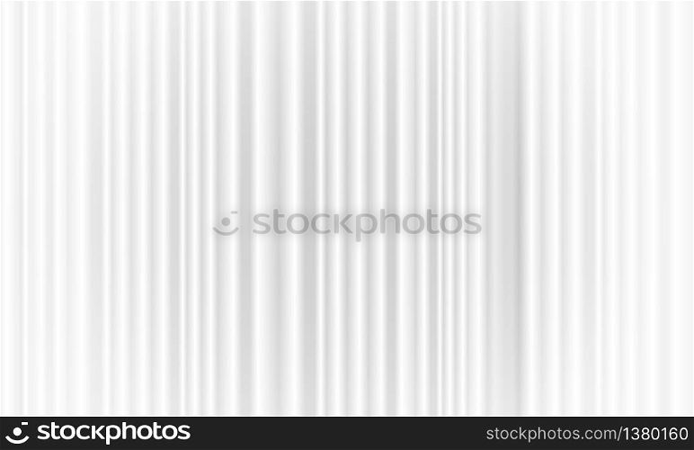 White cloth curtain texture background ,wavy fabric. Vector illustration.