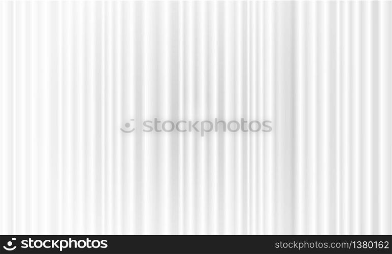 White cloth curtain texture background ,wavy fabric. Vector illustration.
