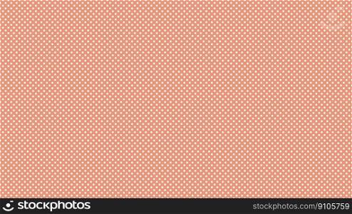 white colour polka dots pattern over dark salmon red useful as a background. white color polka dots over dark salmon red background
