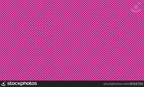 white colour polka dots pattern over medium violet red pink useful as a background. white color polka dots over medium violet red pink background