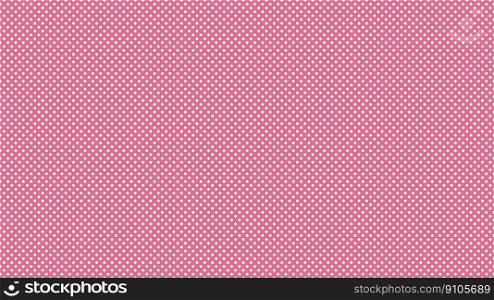 white colour polka dots pattern over pale violet red pink useful as a background. white color polka dots over pale violet red pink background