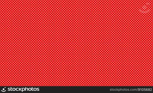white colour polka dots pattern over red useful as a background. white color polka dots over red background
