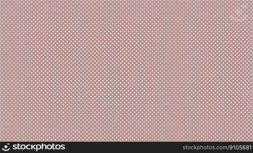 white colour polka dots pattern over rosy brown useful as a background. white color polka dots over rosy brown background