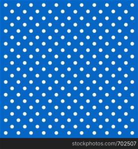 White dots on blue backgrond in flat design. Eps10. White dots on blue backgrond in flat design