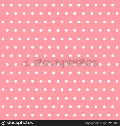 white dotted polka pattern lecture on white background. Polka dot seamless pattern background. Pink polka dot pattern. EPS 10. white dotted polka pattern lecture on white background. Polka dot seamless pattern background. Pink polka dot pattern.