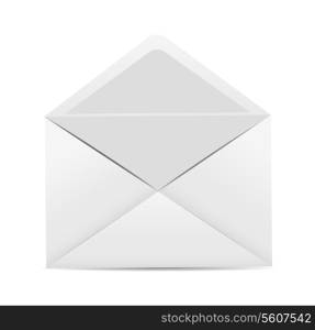 White Envelope Icon Vector Illustration