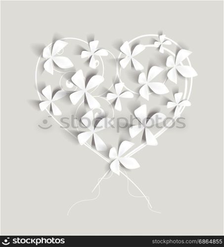 white flowers studded with heart-shaped