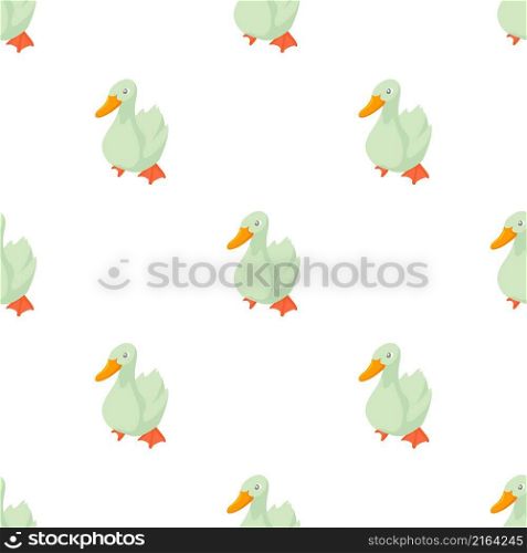 White goose pattern seamless background texture repeat wallpaper geometric vector. White goose pattern seamless vector