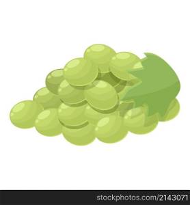 White grapes icon cartoon vector. Wine alcohol. Drink party. White grapes icon cartoon vector. Wine alcohol