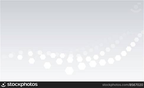 white gray background with hexagonal wave pattern design