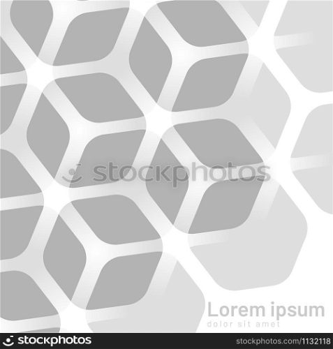 White hexagon vector background overlaps. White hexagon vector background overlaps . design eps 10
