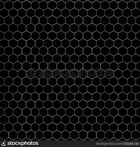 White hexagonal patterned background vector