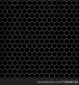White hexagonal patterned background vector