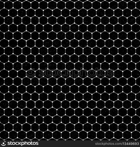 White hexagonal patterned background vector