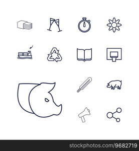 White icons Royalty Free Vector Image