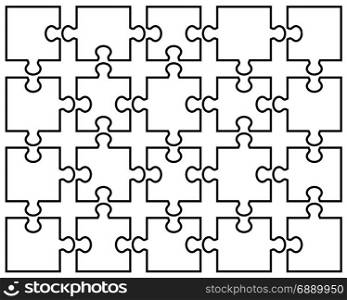 white jigsaw puzzle
