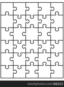 white jigsaw puzzle