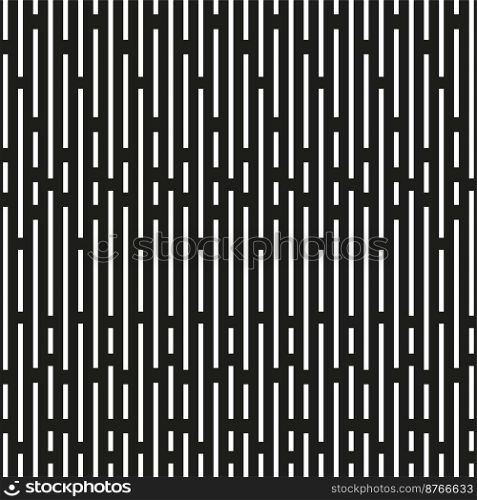 white lines black background. Dark seamless pattern. Vector illustration. Stock image. EPS 10.