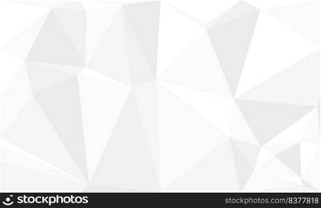 White low poly business background. Vector illustration