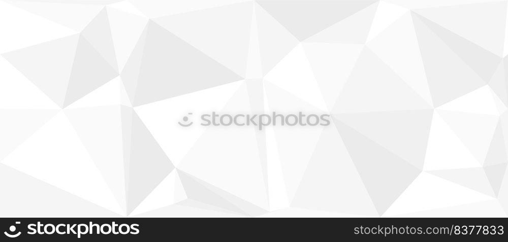 White low poly business background. Vector illustration