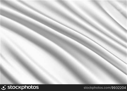 White milky silk. Fabric satin background . Template for your design. White milky silk