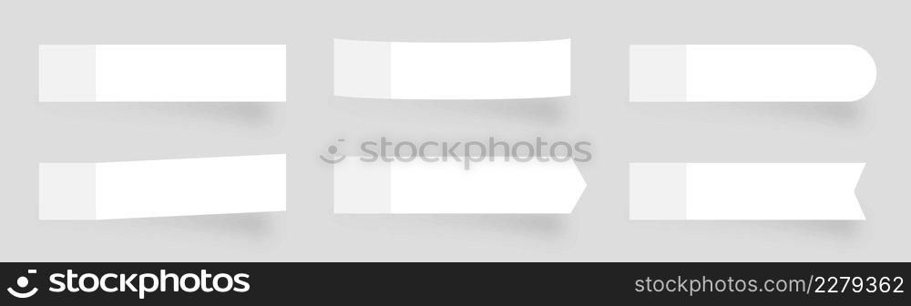 White paper sheets sticky notes template on transparent background. Blank post note isolated. Realistic paper reminder with shadow. Vector illustration.. White paper sheets sticky notes template on transparent background. Blank post note isolated. Realistic paper reminder with shadow. 