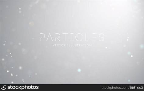 White particles on black background. White data bokeh dust abstract vector.. White particles on grey background. White data bokeh dust abstract vector. EPS 10
