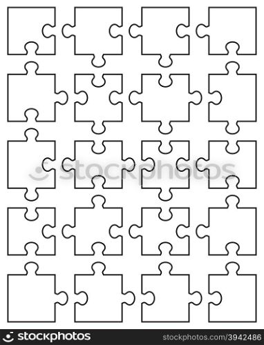 white puzzle 7