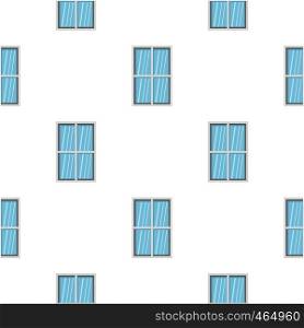 White rectangle window pattern seamless flat style for web vector illustration. White rectangle window pattern flat