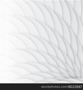 White scales. Abstract geometric background
