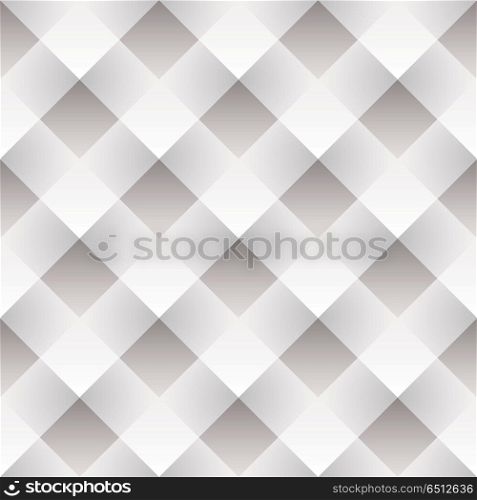 White seamless tile background with woven paper mosaic. Paper weave white