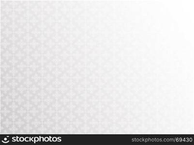 White snowflakes pattern background, Vector illustration