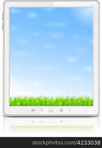 White Tablet PC