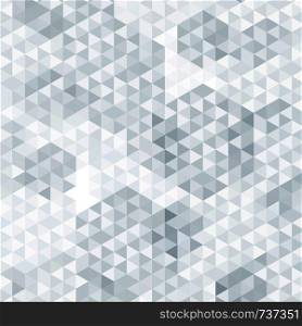 White texture, seamless, polygonal. White geometric texture. Vector seamless background. EPS10