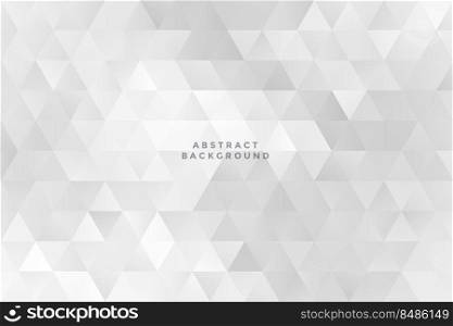 white triangles low poly style background