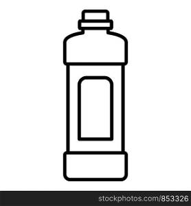 Whiteness bottle icon. Outline whiteness bottle vector icon for web design isolated on white background. Whiteness bottle icon, outline style