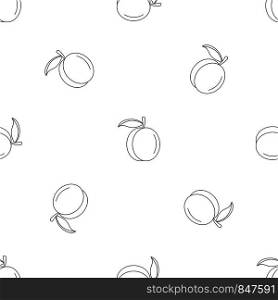 Whole peach pattern seamless vector repeat geometric for any web design. Whole peach pattern seamless vector
