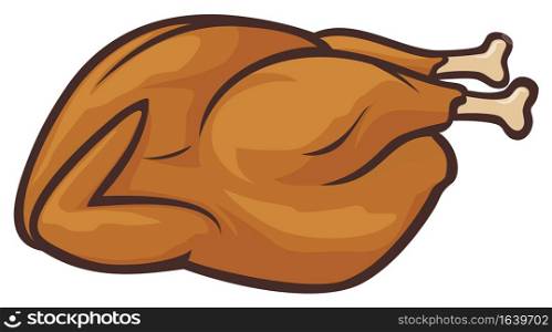 Whole roast turkey