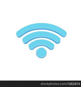 Wi fi wireless network symbol icon in blue in white black on isolated white background. EPS 10 vector. Wi fi wireless network symbol icon in blue in white black on isolated white background. EPS 10 vector.