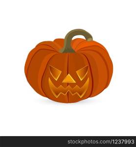 Wicked pumpkin for Halloween. Jack Lantern vector. Wicked pumpkin for Halloween. Jack Lantern