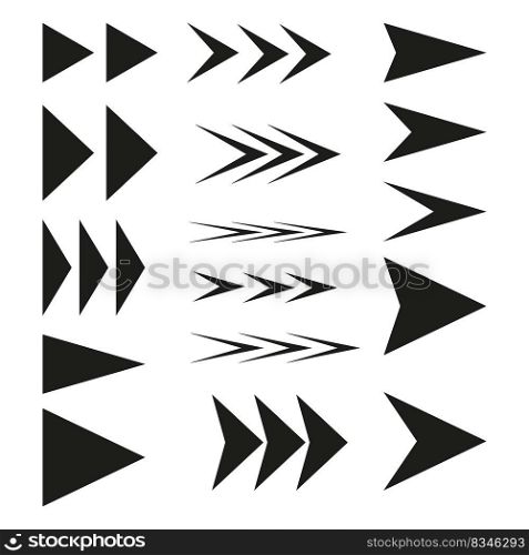 Wide arrows icons in cartoon style. Infographic element. Vector illustration. Stock image. EPS 10.. Wide arrows icons in cartoon style. Infographic element. Vector illustration. Stock image.