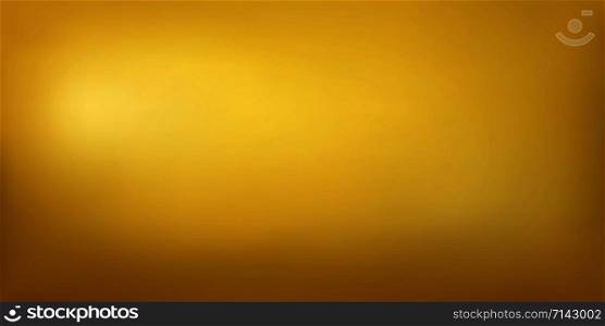Wide golden metal texture background, vector eps10