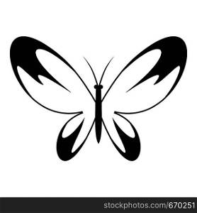 Wide wing butterfly icon. Simple illustration of wide wing butterfly vector icon for web. Wide wing butterfly icon, simple style.