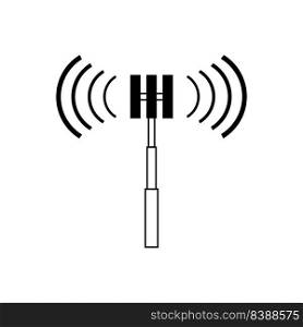 wifi antenna icon logo vector design