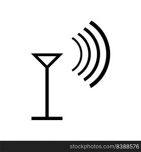 wifi antenna icon logo vector design