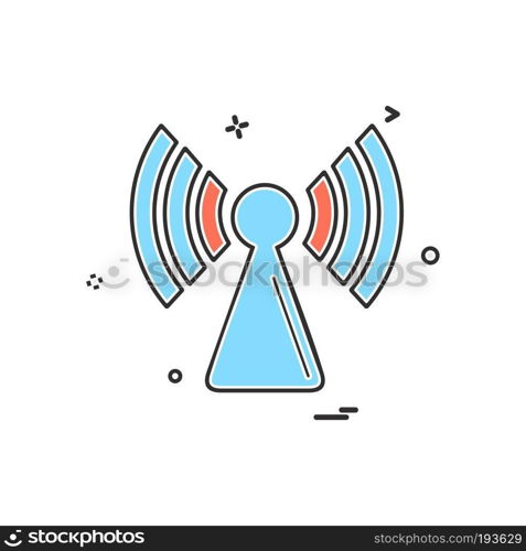 Wifi icon design vector